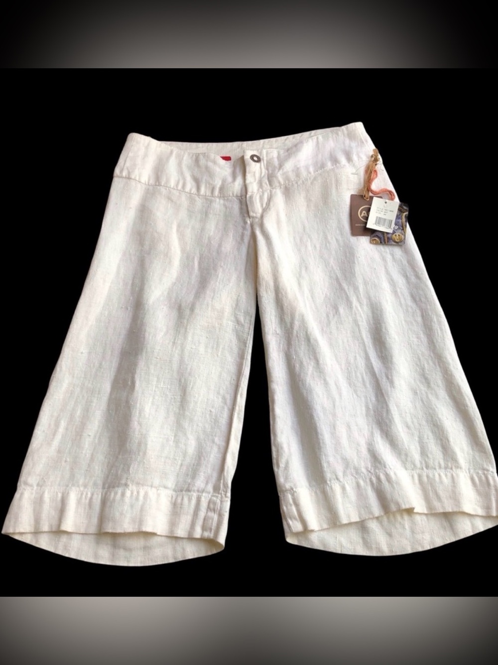 AG Adriano Goldschmied Fillipa Linen Cropped Pant